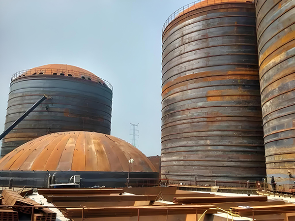 裕安焦粉钢板仓